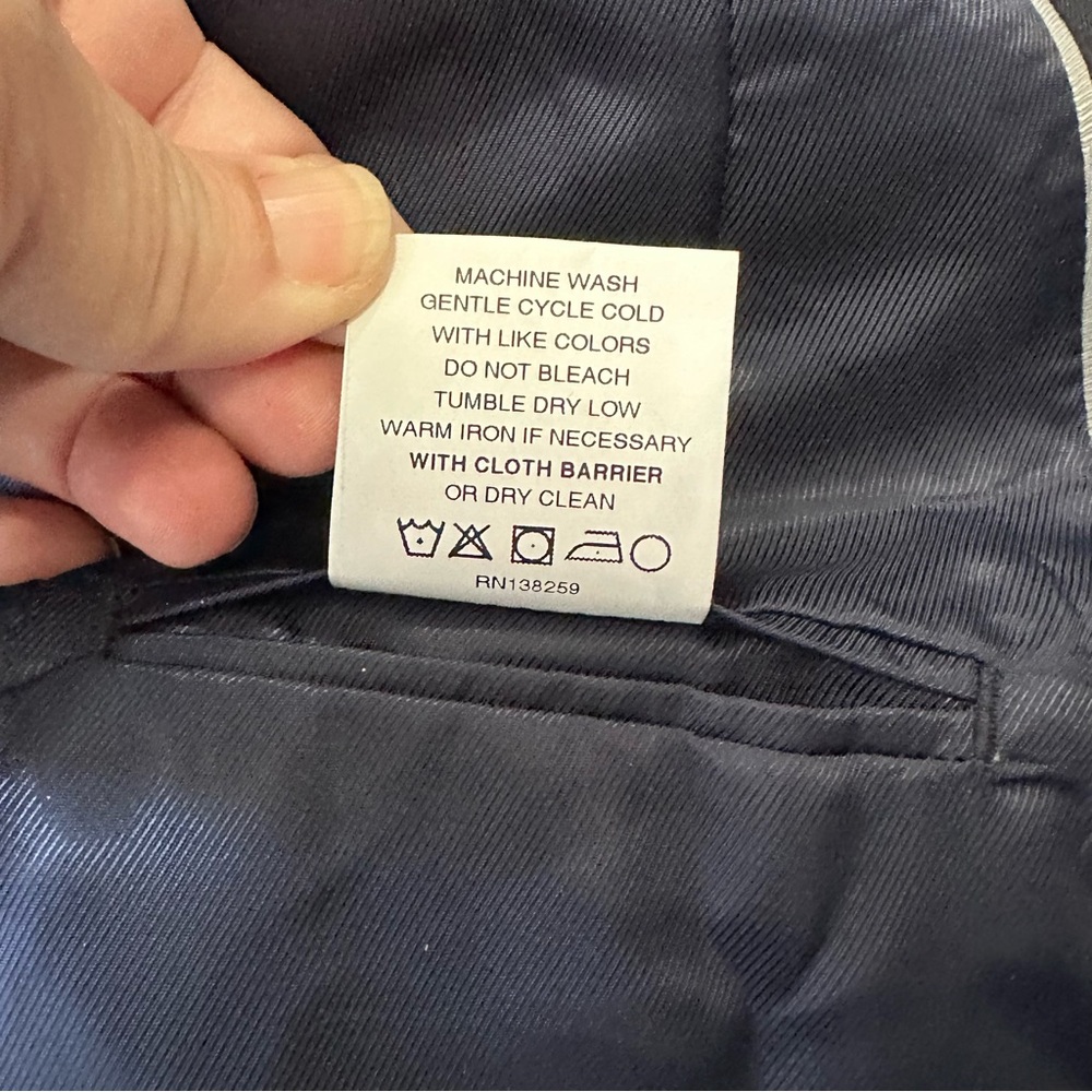 RJ Classics Girls Navy 3 Button Blazer Hampton Show Coat Horse Riding Jacket NWT - Picture 15 of 15